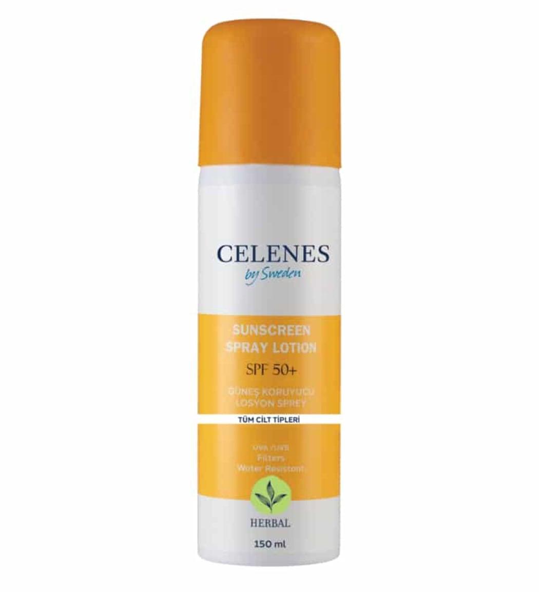 لوسیون اسپری ضد آفتاب گیاهی spf50 انواع پوست