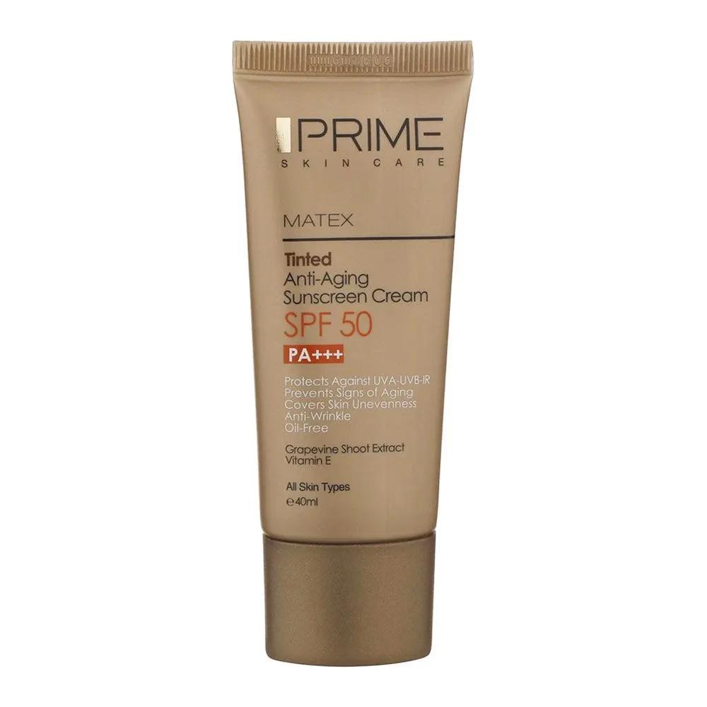 ضد آفتاب رنگی جوان کننده SPF50 پرایم