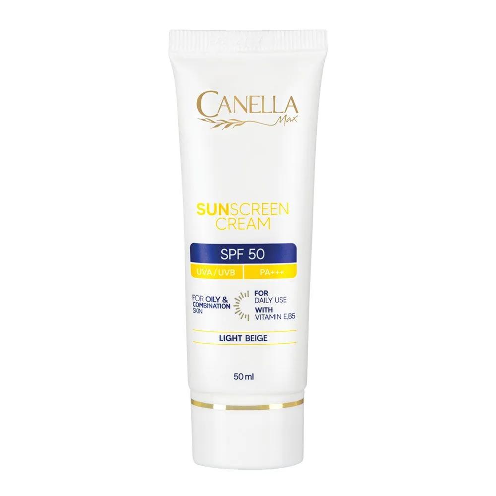 ضد آفتاب رنگی روشن مناسب پوست چرب SPF50 لایت کنلامکس