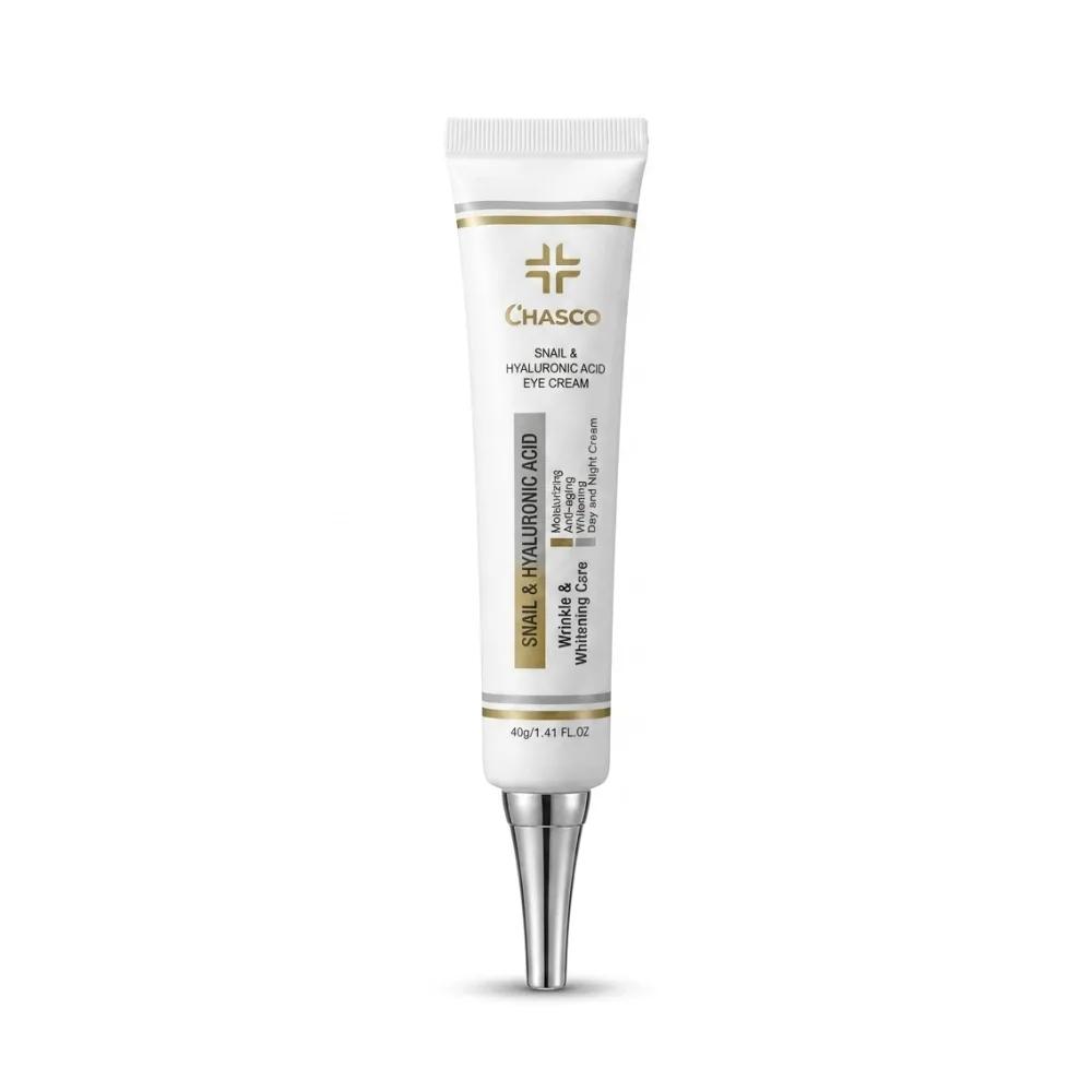 کرم دورچشم آبرسان حلزون چاسکو مدل Snail & Hyaluronic acid حجم 40گرم