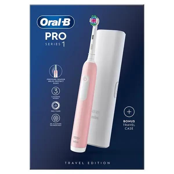 مسواک برقی اورال بی مدل Pro series 1  رنگ صورتی
