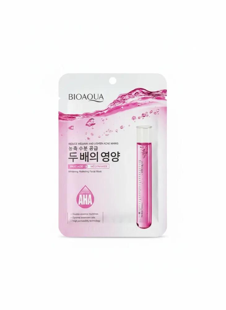 ماسک ورقه‌ای آبرسان بیوآکوا Whitening Hydrating حجم 25ml