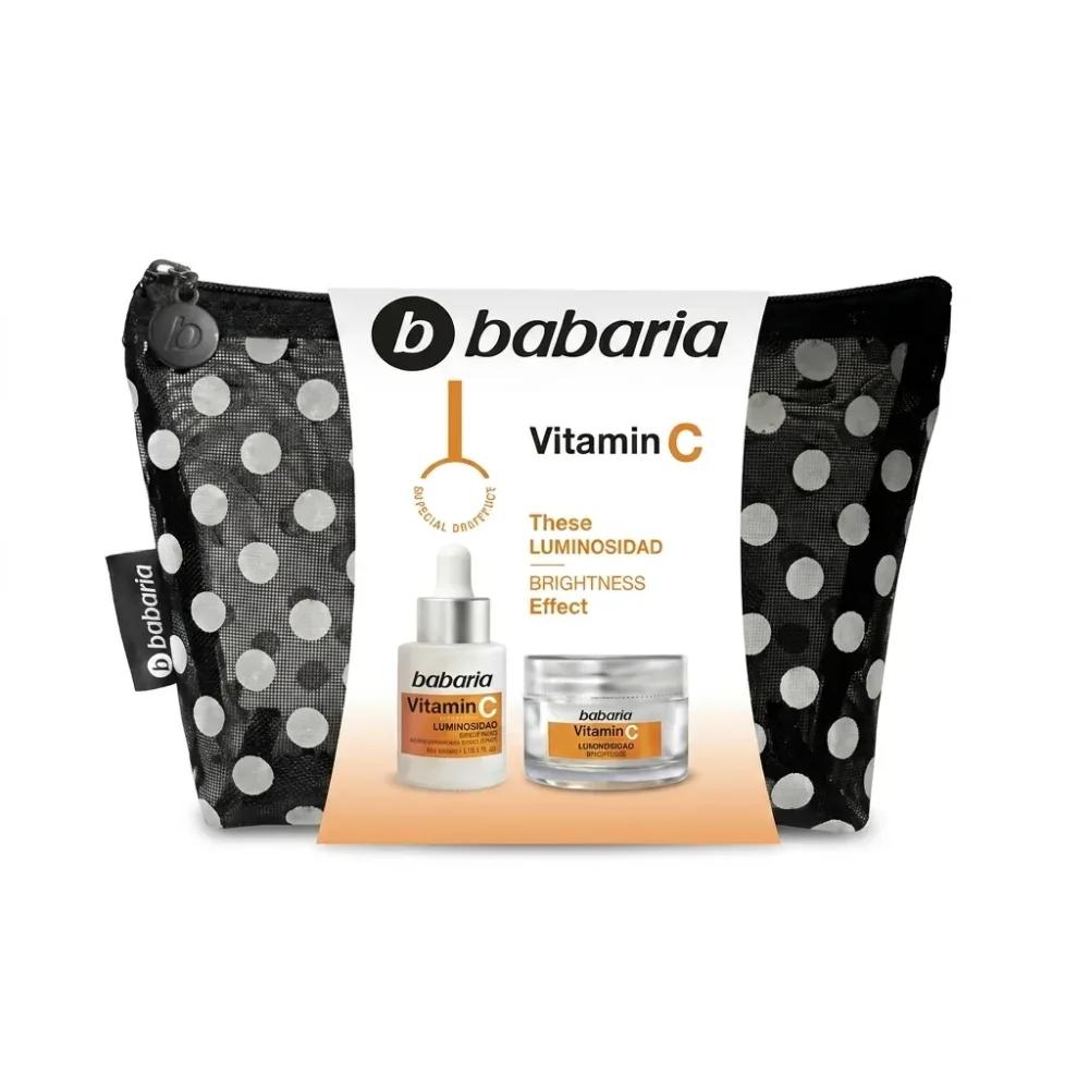 پک سرم و کرم ویتامین سی باباریا مدل Vitamin C Brightness