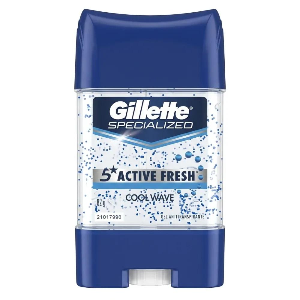 استیک ژل مردانه ضدتعریق ژیلت مدل Active fresh 5 حجم 82گرم