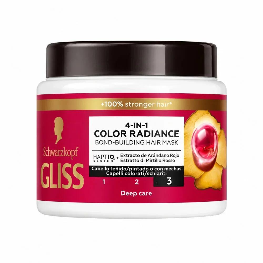ماسک مو تثبیت‌کننده رنگ گلیس مدل Color Radiance حجم 400میل
