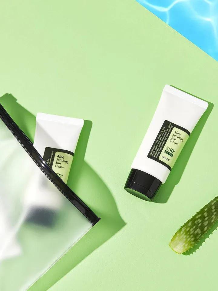 کرم ضدآفتاب کوزارکس مدل Aloe Soothing SPF50 حجم 50میل — تصویر ۳
