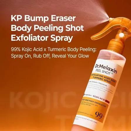 اسپری لایه بردار بدن دکتر ملاکسین Exfoliating Kojic acid حجم 200میل Dr Melaxin — تصویر ۲