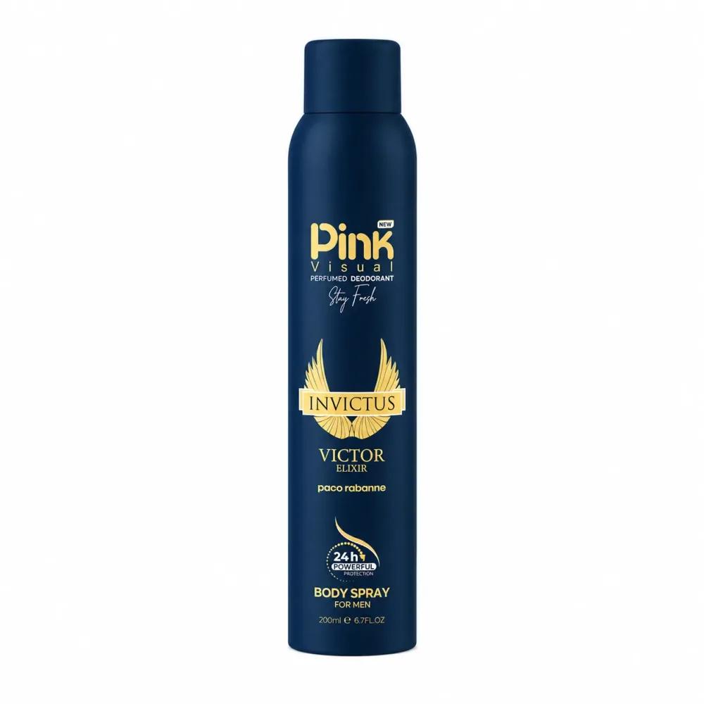 خوشبوکننده بدن پینک ویژوال Invictus Victory Elixir