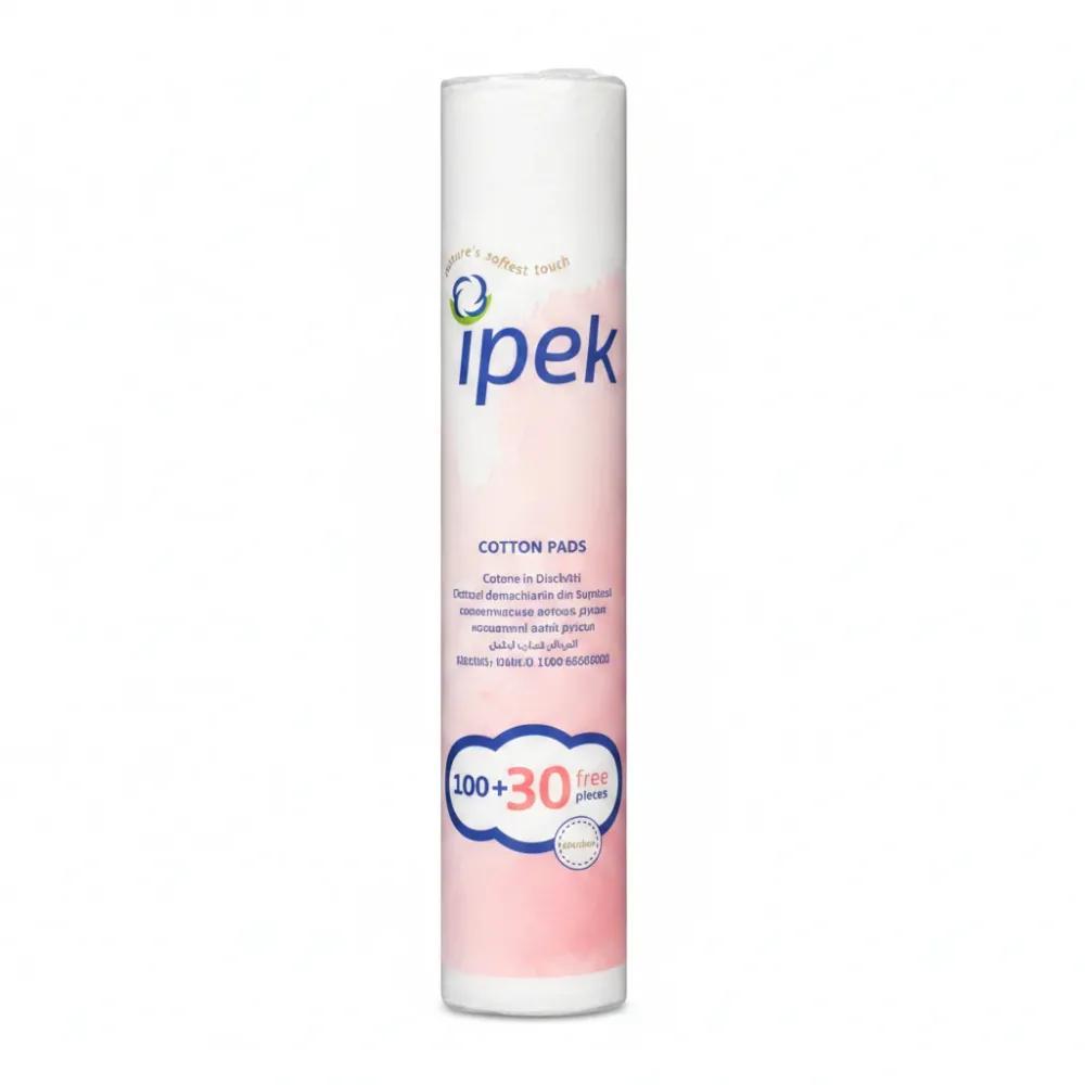 پد آرایش پاک کن ایپک مدل Cotton pads بسته 130 عددی