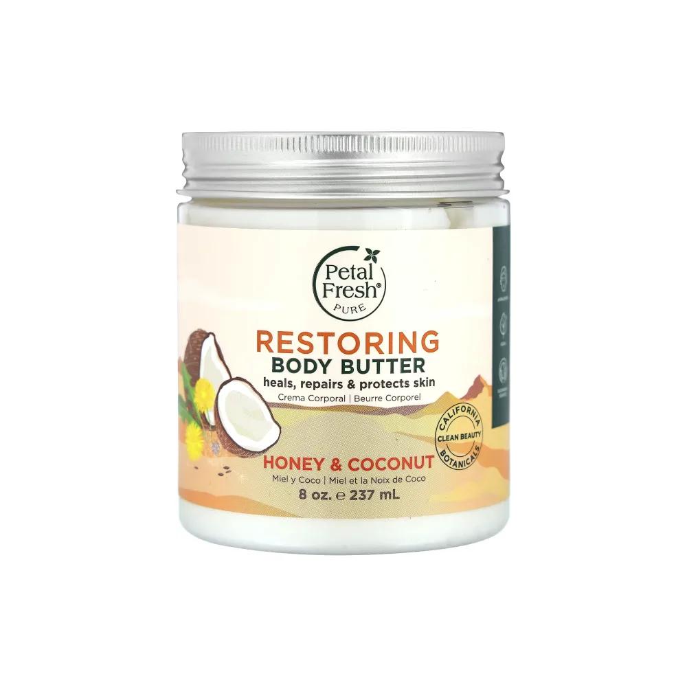 کره بدن ترمیم‌کننده پتال فرش مدل Honey & Coconut حجم 237میل
