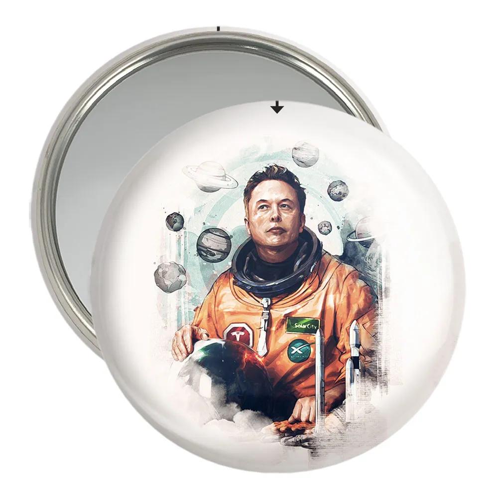 آینه جیبی خندالو مدل ایلان ماسک Elon Musk  کد 10916