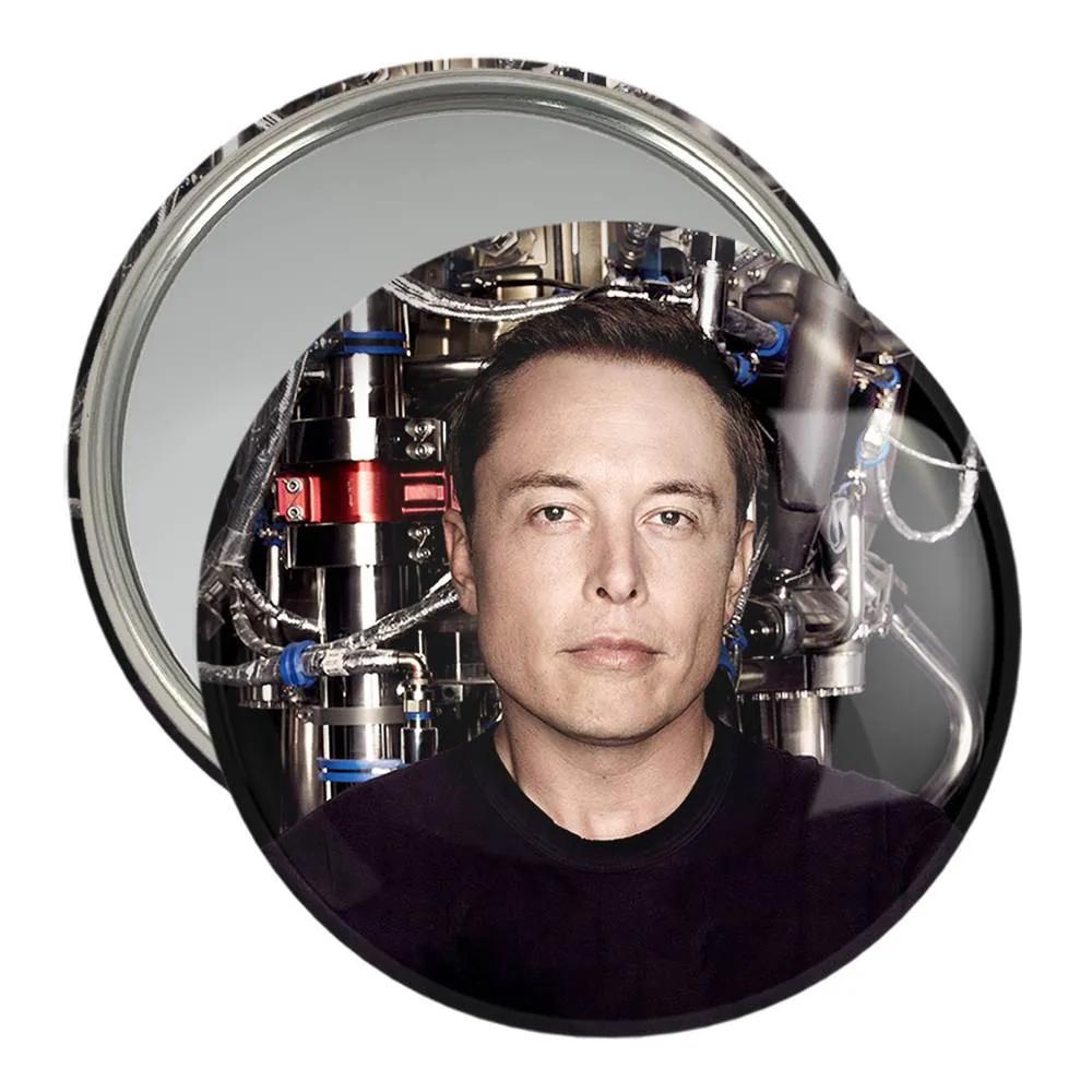 آینه جیبی خندالو مدل ایلان ماسک Elon Musk  کد 10922