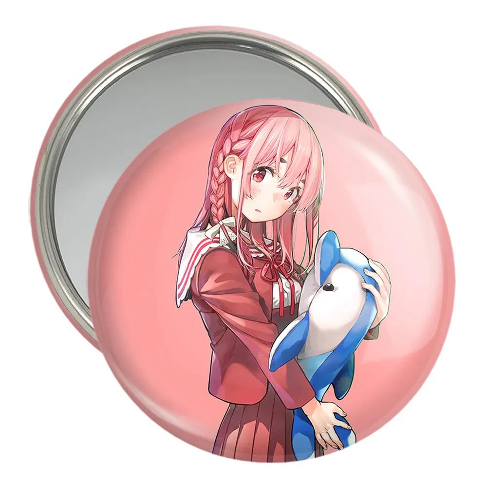 آینه جیبی خندالو مدل ساکوراساوا انیمه کانوجواوکاری  کد 18171
