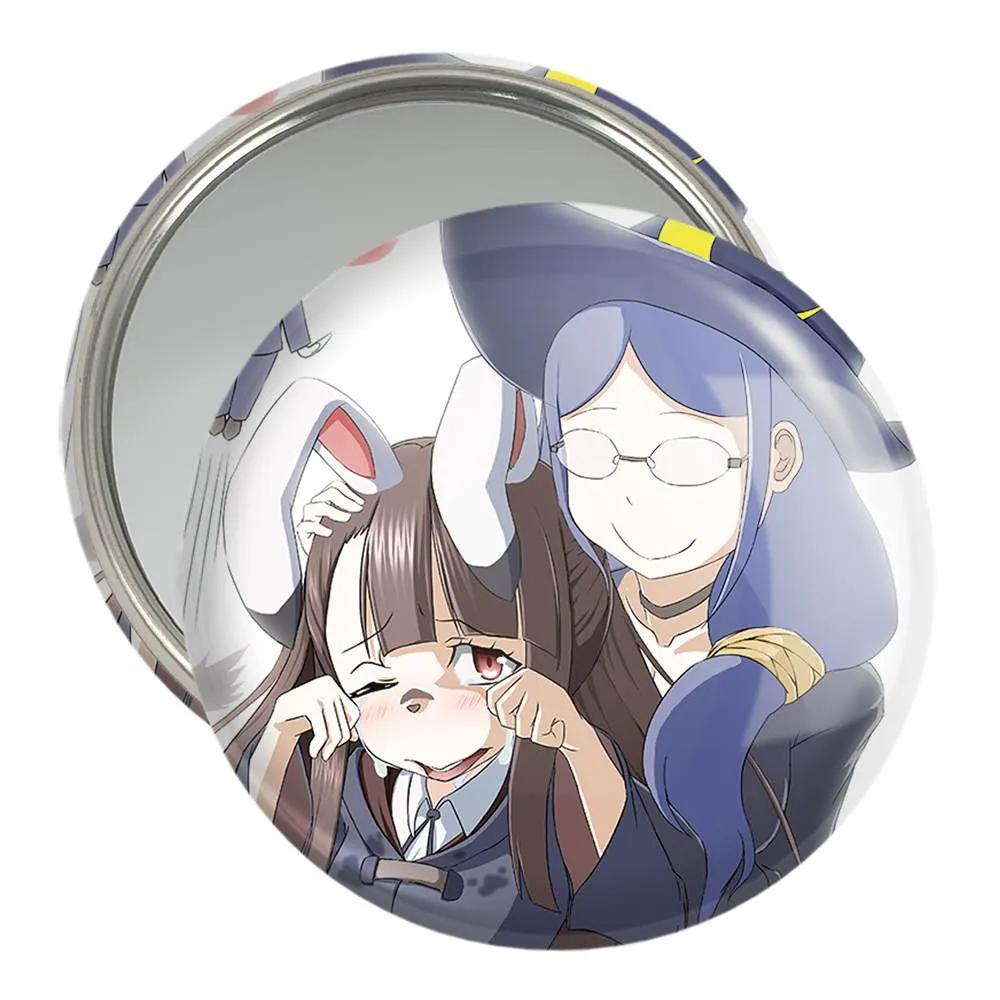 آینه جیبی خندالو مدل اورسولا و اکو انیمه Little Witch Academia  کد 22950