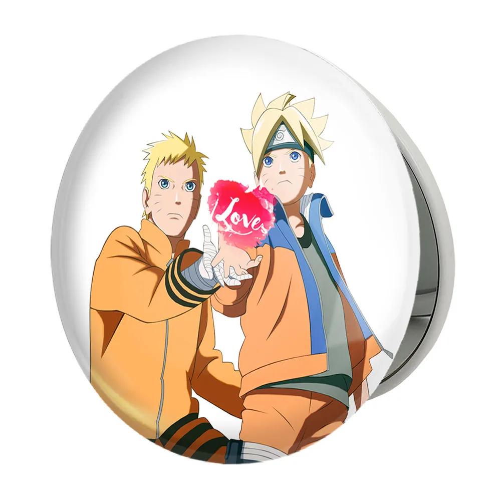 آینه جیبی خندالو طرح بوروتو و ناروتو اوزوماکی انیمه بوروتو Boruto مدل تاشو کد 15742