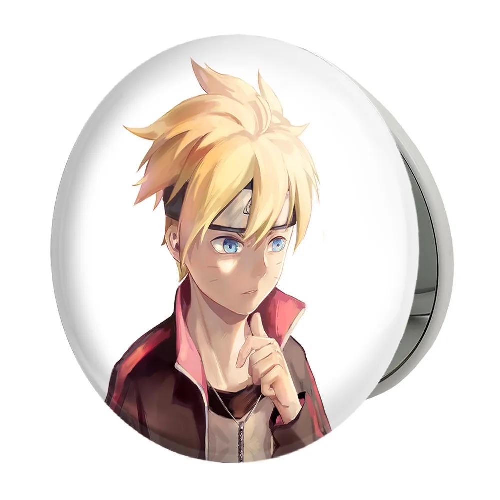 آینه جیبی خندالو طرح بوروتو اوزوماکی انیمه بوروتو Boruto مدل تاشو کد 15743