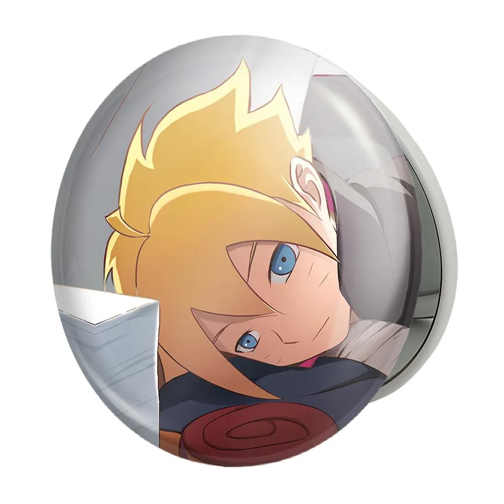آینه جیبی خندالو طرح بوروتو اوزوماکی انیمه بوروتو Boruto مدل تاشو کد 15755