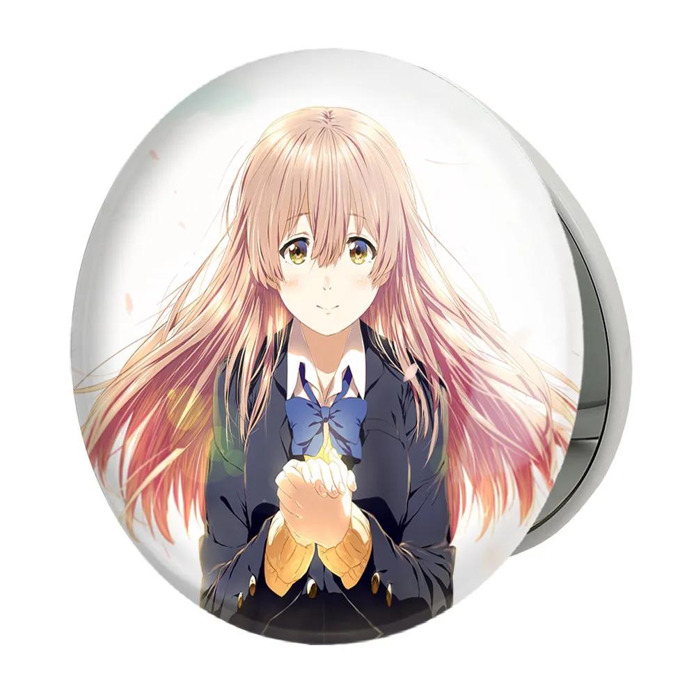 آینه جیبی خندالو طرح شوکو نیشیمیا انیمه سایلنت ویس A Silent Voice مدل تاشو کد 15785