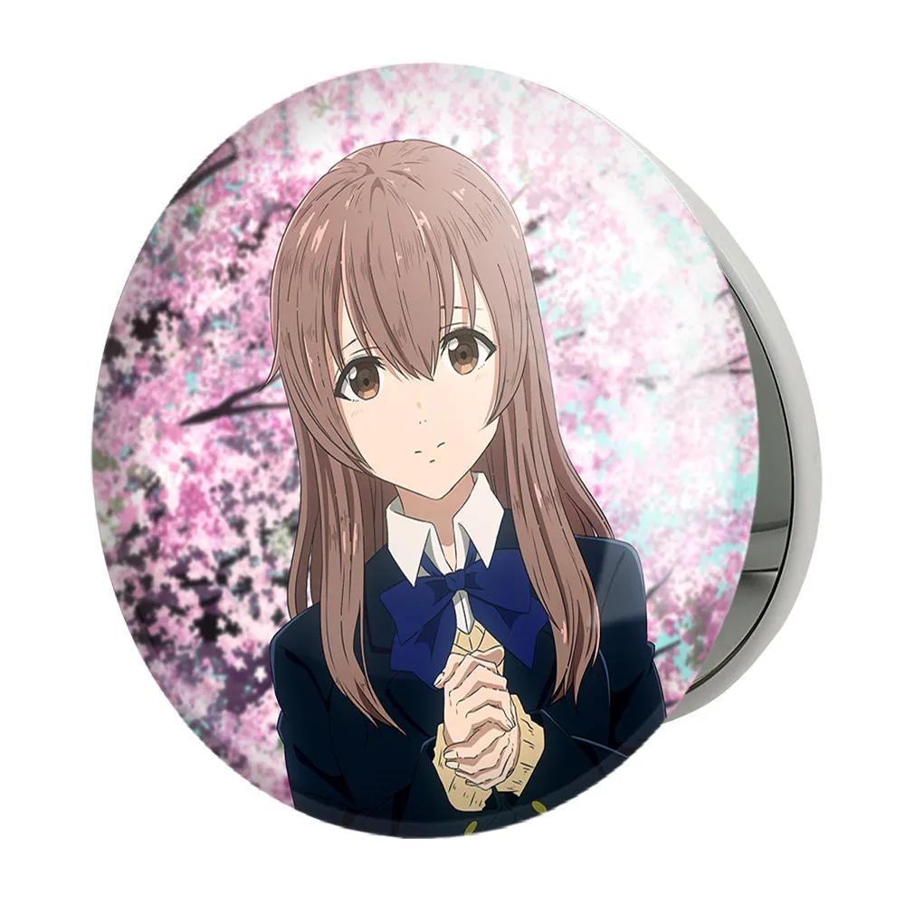 آینه جیبی خندالو طرح شوکو نیشیمیا انیمه سایلنت ویس A Silent Voice مدل تاشو کد 15798