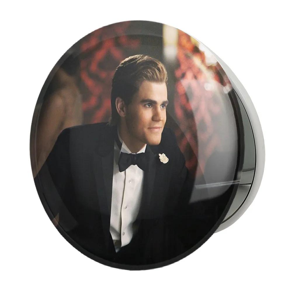 آینه جیبی خندالو طرح استفان سالواتوره خاطرات یک خون آشام The Vampire Diaries مدل تاشو کد 20279