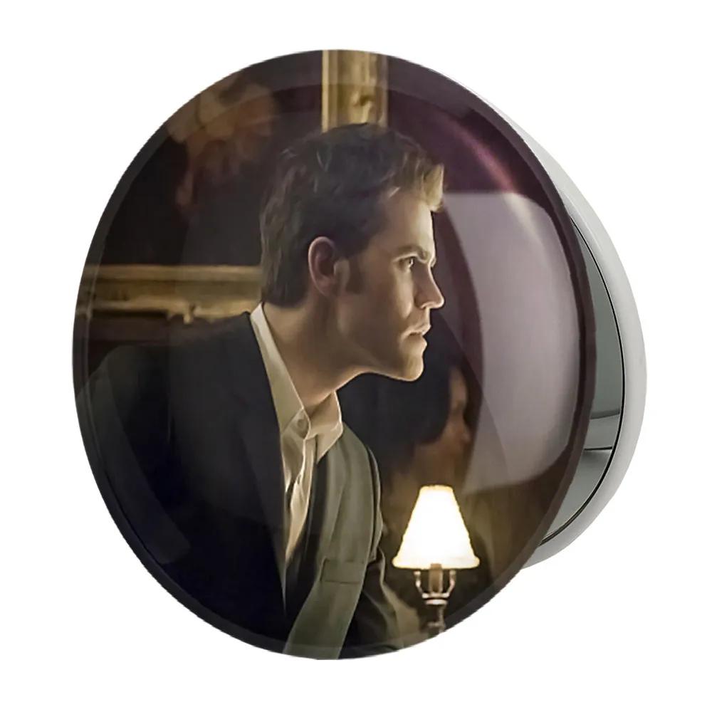 آینه جیبی خندالو طرح استفان سالواتوره خاطرات یک خون آشام The Vampire Diaries مدل تاشو کد 20290