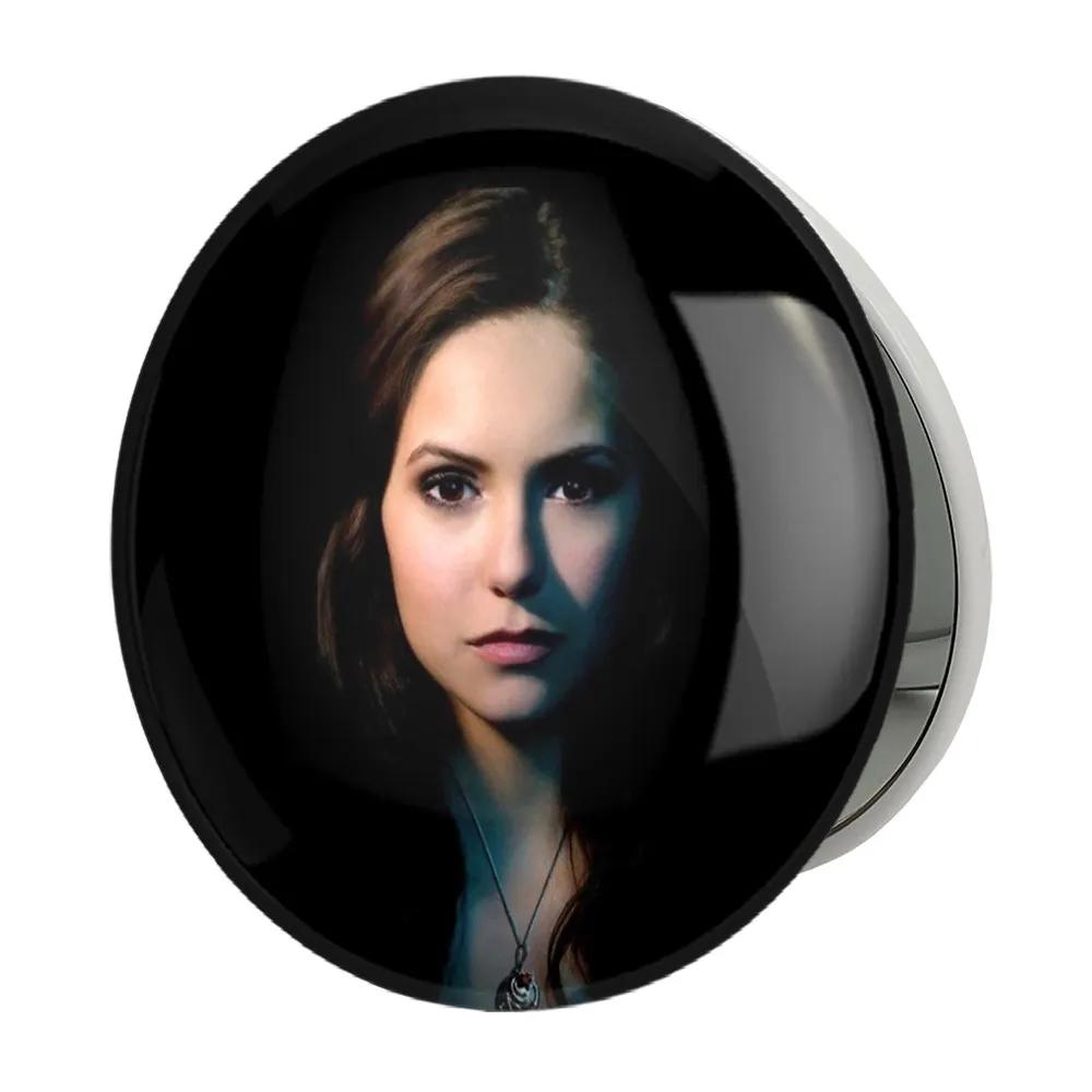 آینه جیبی خندالو طرح الینا گیلبرت خاطرات یک خون آشام The Vampire Diaries مدل تاشو کد 20291