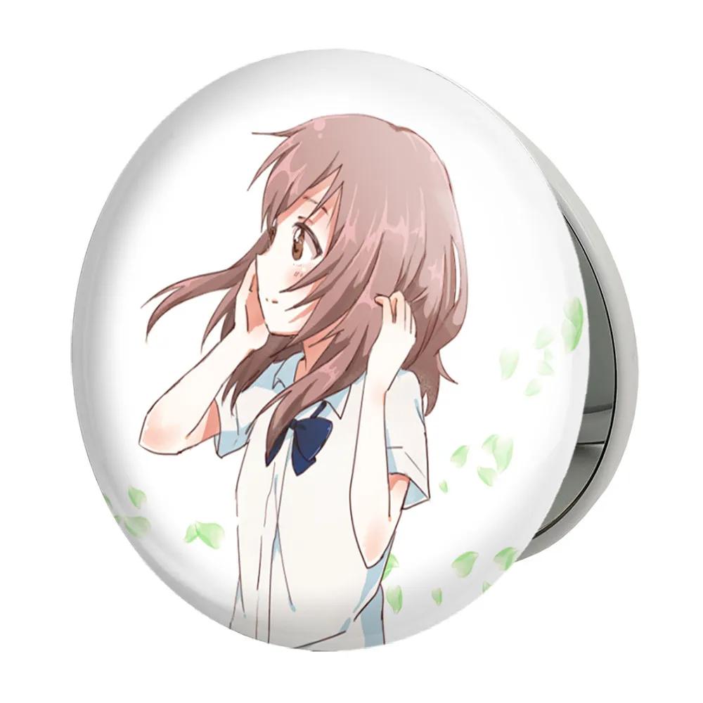 آینه جیبی خندالو طرح شوکو نیشیمیا انیمه سایلنت ویس A Silent Voice مدل تاشو کد 15781
