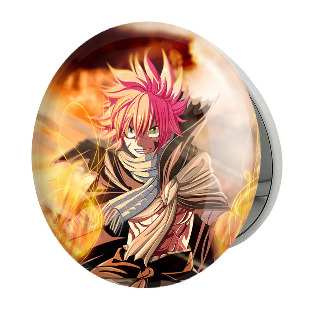 آینه جیبی خندالو طرح ناتسو انیمه فری تیل Fairy Tail مدل تاشو کد 16504
