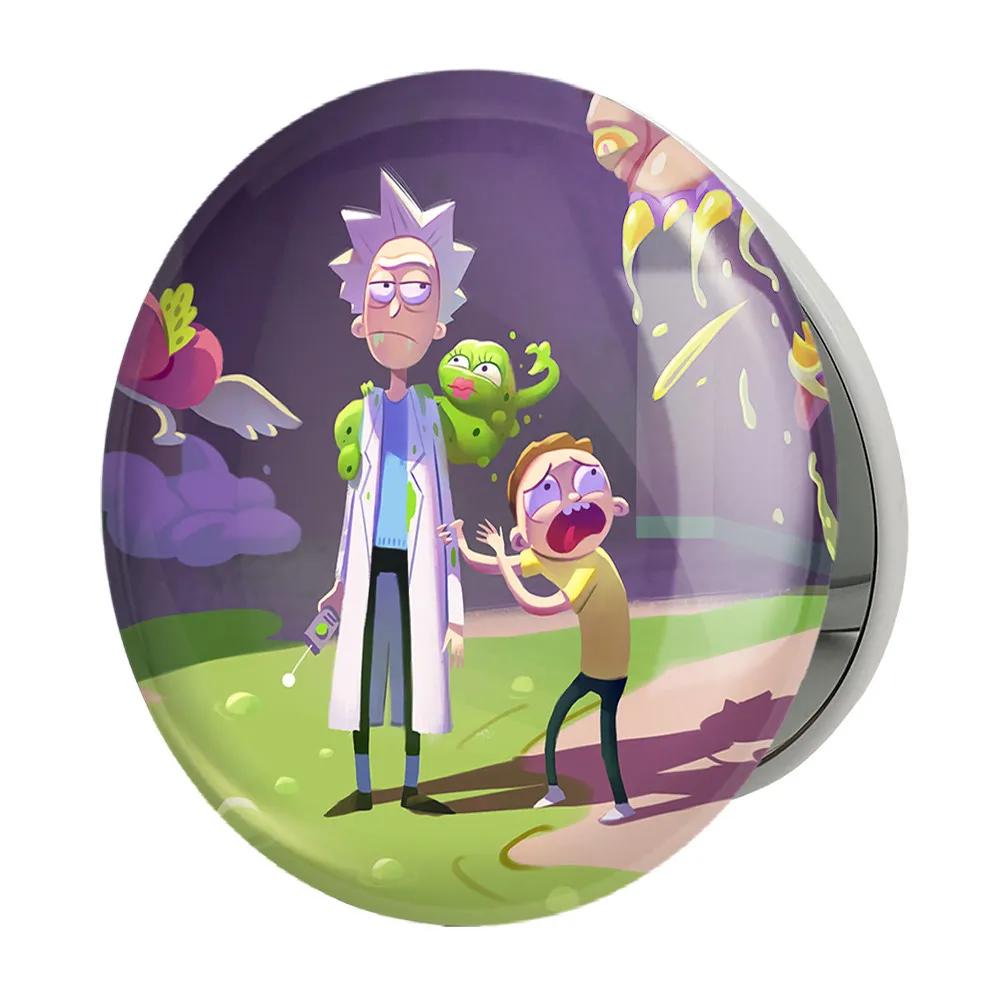آینه جیبی خندالو طرح انیمیشن ریک و مورتی Rick and Mort مدل تاشو کد 26586