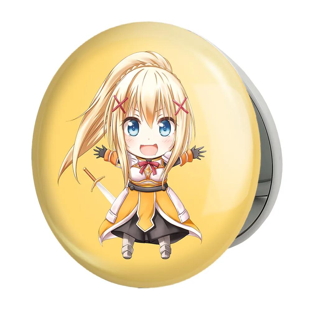 آینه جیبی خندالو طرح دارکنس انیمه کونوسوبا Konosuba مدل تاشو کد 27170