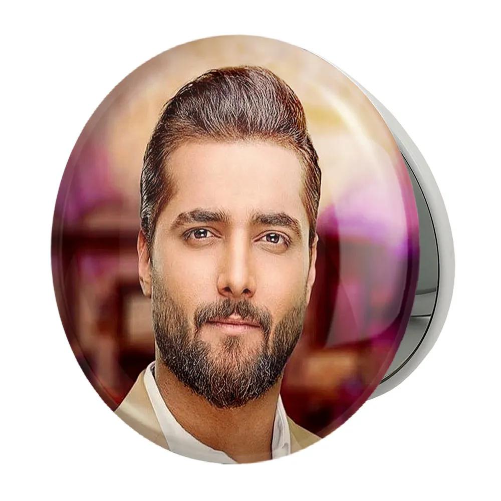 آینه جیبی خندالو طرح امیر مقاره ماکان بند مدل تاشو کد 2539