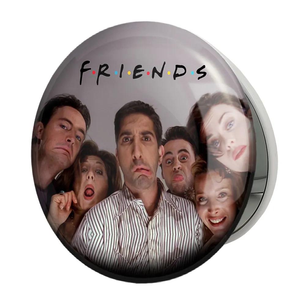 آینه جیبی خندالو طرح سریال فرندز  Friends مدل تاشو کد 3145