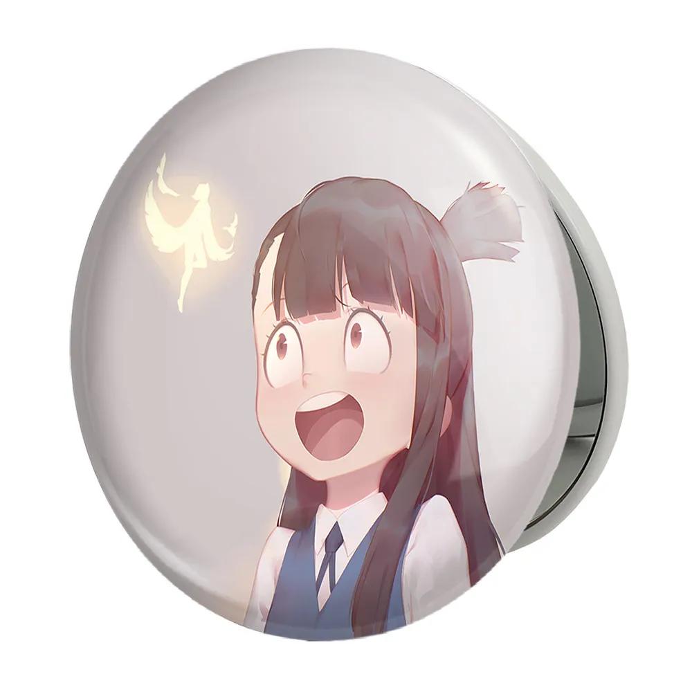 آینه جیبی خندالو طرح اکو انیمه جادوگران کوچک Little Witch Academia مدل تاشو کد 22863