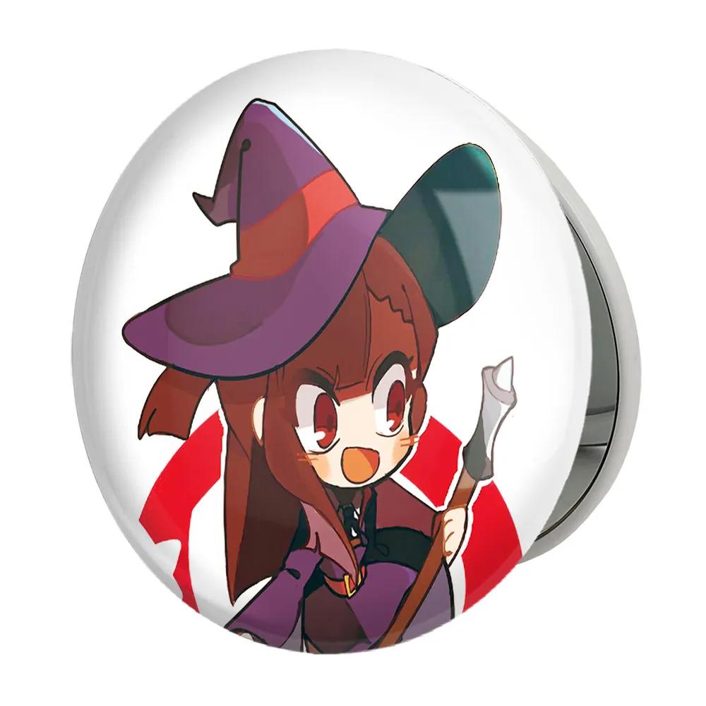 آینه جیبی خندالو طرح اکو انیمه جادوگران کوچک Little Witch Academia مدل تاشو کد 22865