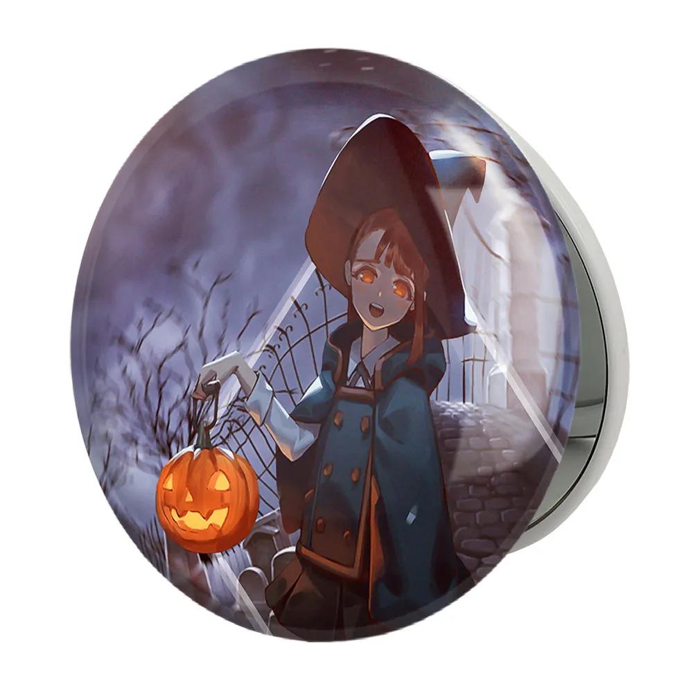 آینه جیبی خندالو طرح اکو انیمه جادوگران کوچک Little Witch Academia مدل تاشو کد 22874