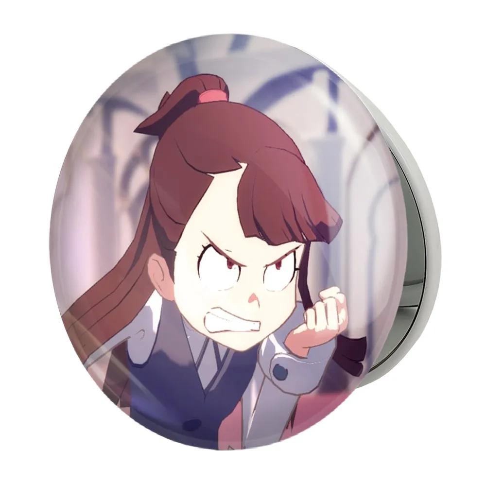 آینه جیبی خندالو طرح اکو انیمه جادوگران کوچک Little Witch Academia مدل تاشو کد 22911