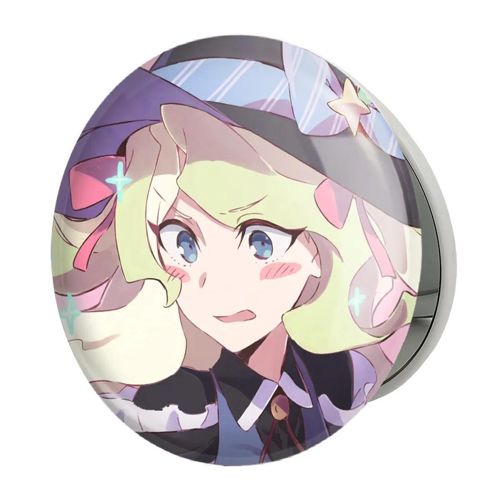 آینه جیبی خندالو طرح دیانا انیمه جادوگران کوچک Little Witch Academia مدل تاشو کد 22945