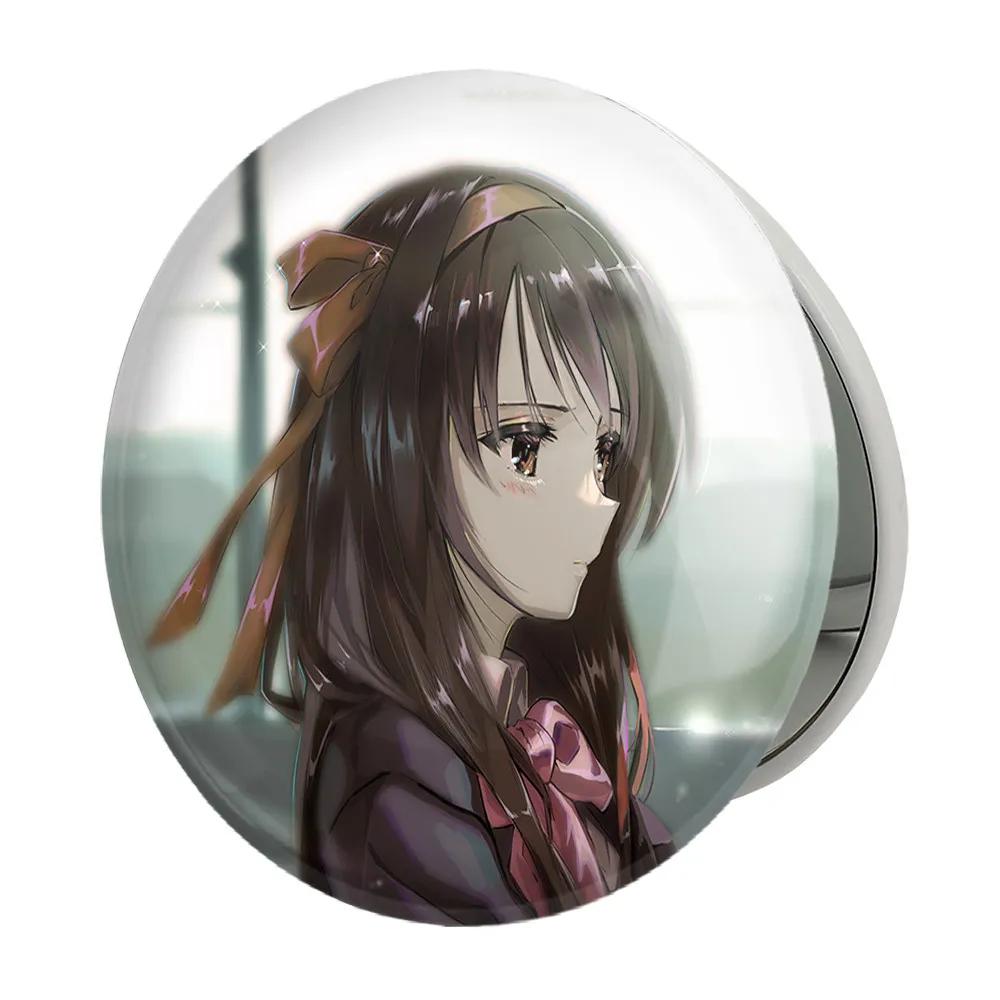 آینه جیبی خندالو طرح هاروهی انیمه ناپدید شدن هارومی سوزومیا The Disappearance of Haruhi Suzumiya مدل تاشو کد 23144