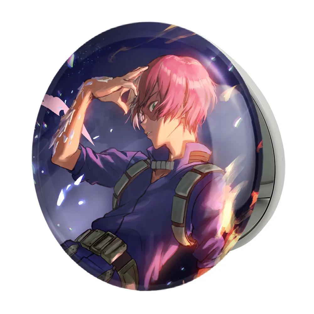 آینه جیبی خندالو طرح  شوتو تودوروکی انیمه آکادمی قهرمان من My Hero Academia مدل تاشو کد 23495