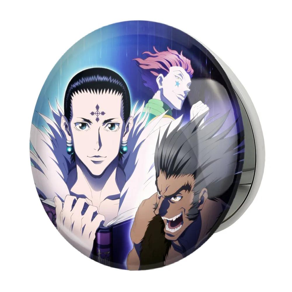 آینه جیبی خندالو طرح کرولو و هیسوکا تیم عنکبوت انیمه هانتر ایکس هانتر Hunter × Hunter مدل تاشو کد 11921