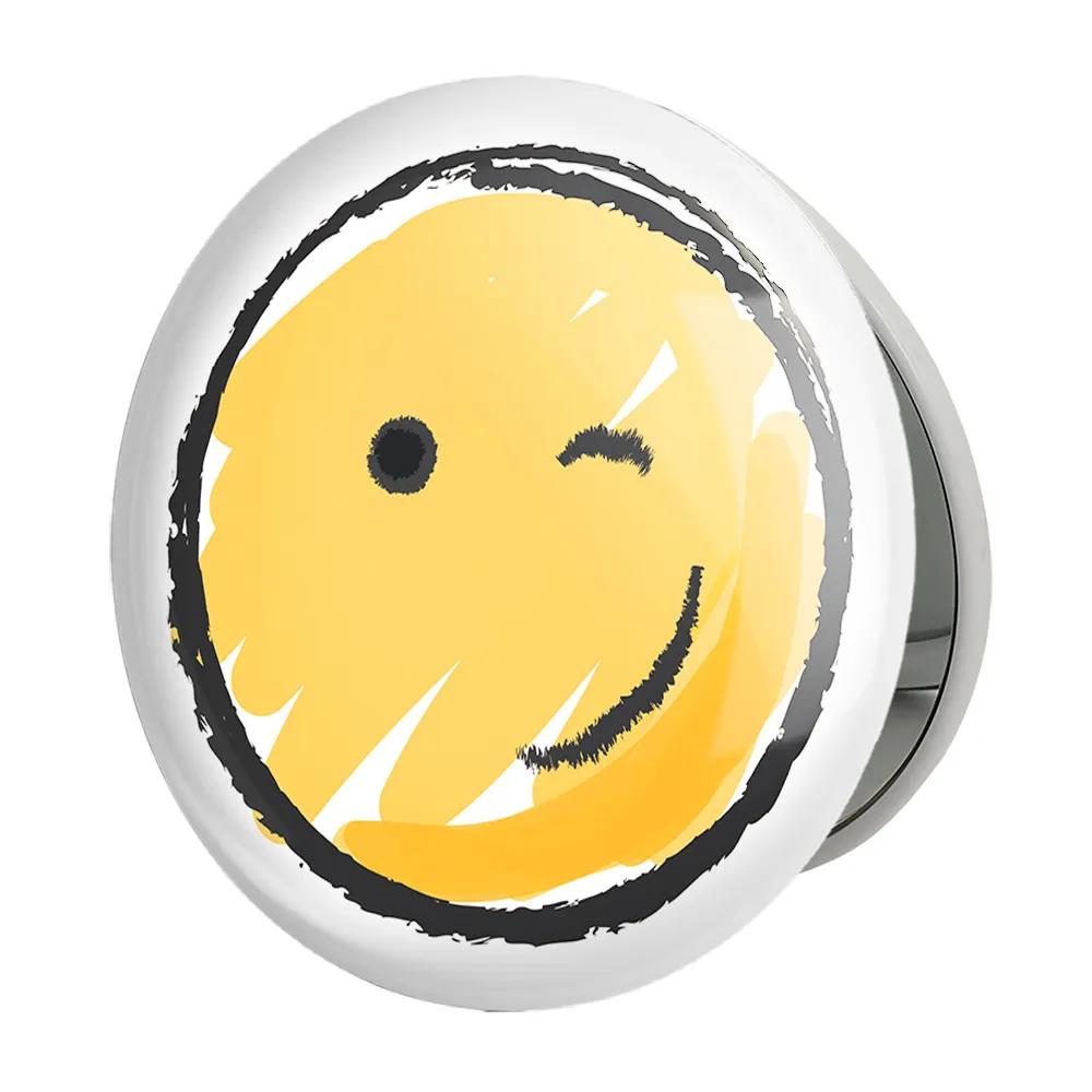 آینه جیبی خندالو طرح ایموجی Emoji مدل تاشو کد 5373