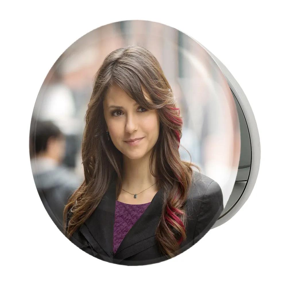 آینه جیبی خندالو طرح الینا گیلبرت خاطرات یک خون آشام  The Vampire Diaries  مدل تاشو کد 23676