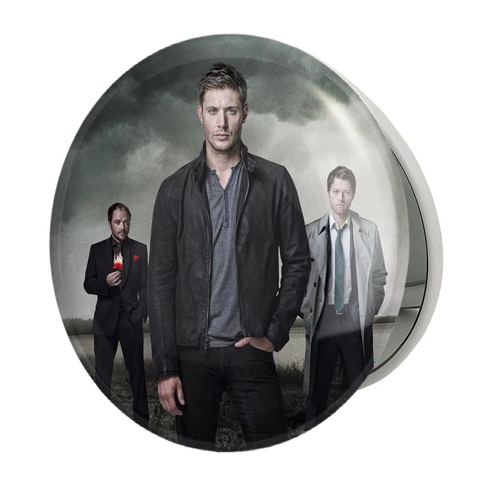 آینه جیبی خندالو طرح سریال سوپرنچرال Supernatural مدل تاشو کد 24527
