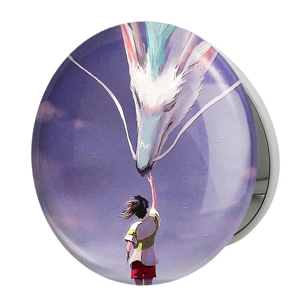 آینه جیبی خندالو طرح هاکو و چیهیرو انیمه شهر اشباح Spirited Away مدل تاشو کد 12098