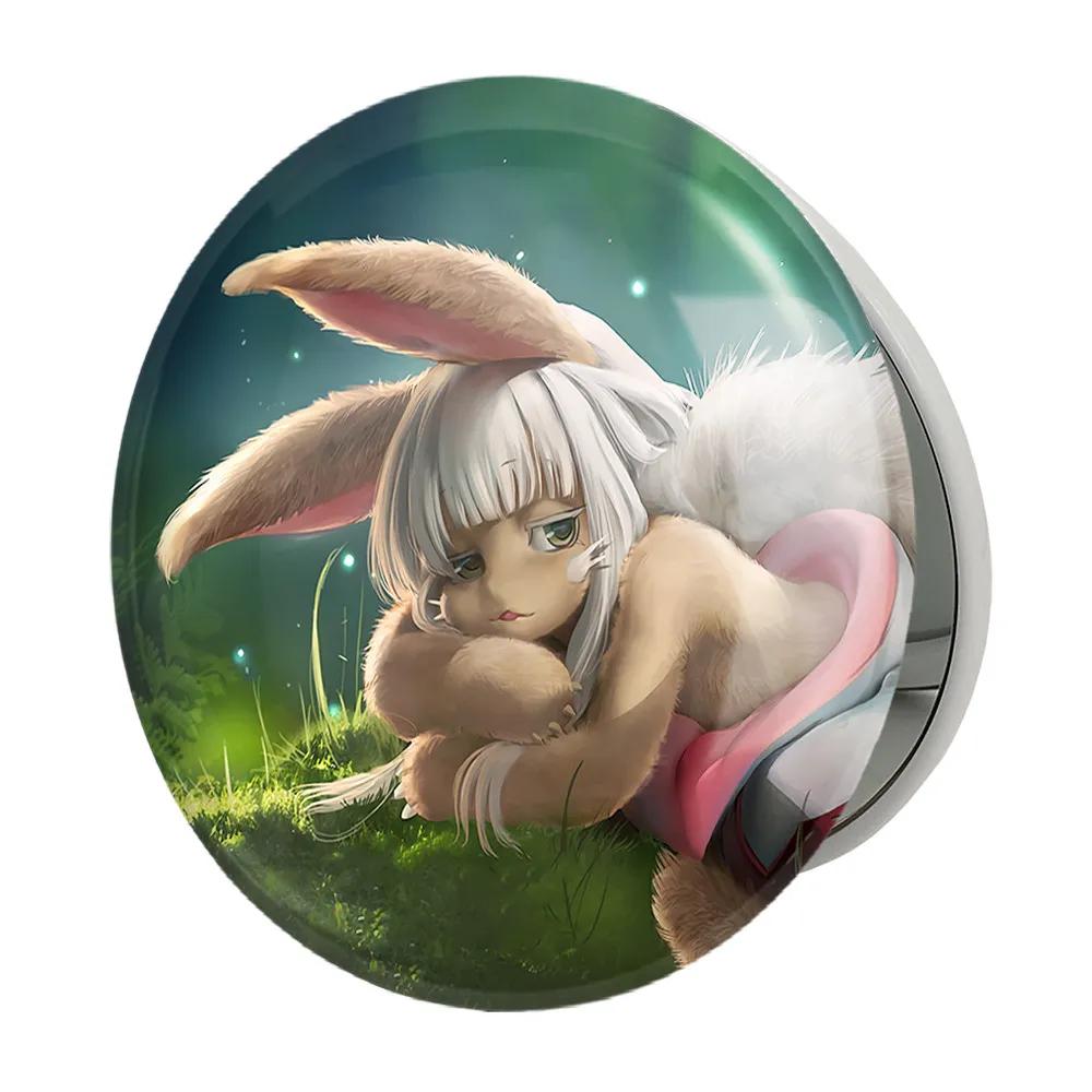 آینه جیبی خندالو طرح ناناچی انیمه ساخته شده در پرتگاه Made in Abyss مدل تاشو کد 22096