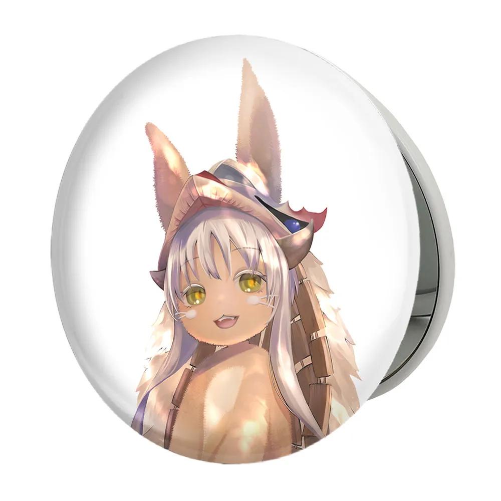 آینه جیبی خندالو طرح ناناچی انیمه ساخته شده در پرتگاه Made in Abyss مدل تاشو کد 22116