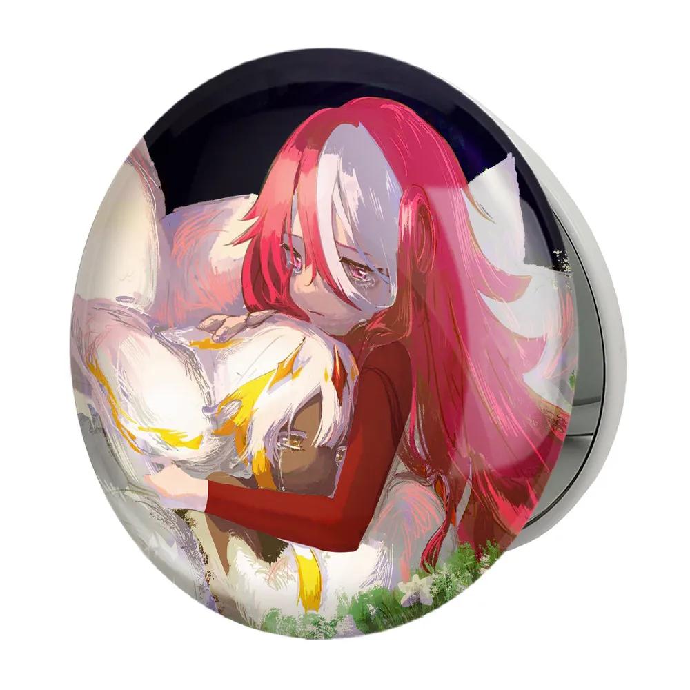 آینه جیبی خندالو طرح ووکو و فیوپا انیمه ساخته شده در پرتگاه Made in Abyss مدل تاشو کد 22123