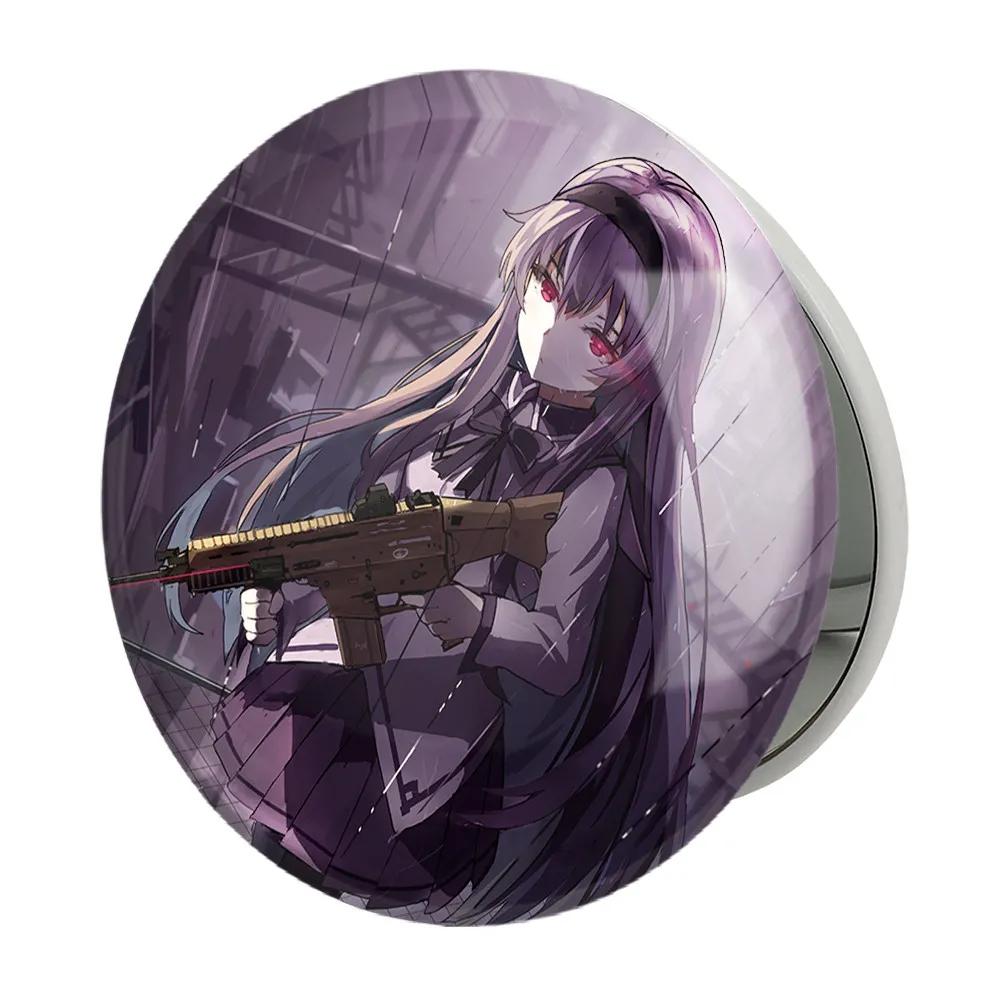 آینه جیبی خندالو طرح همورا اکامی انیمه مادوکا مجیکا Madoka Magica مدل تاشو کد 18356