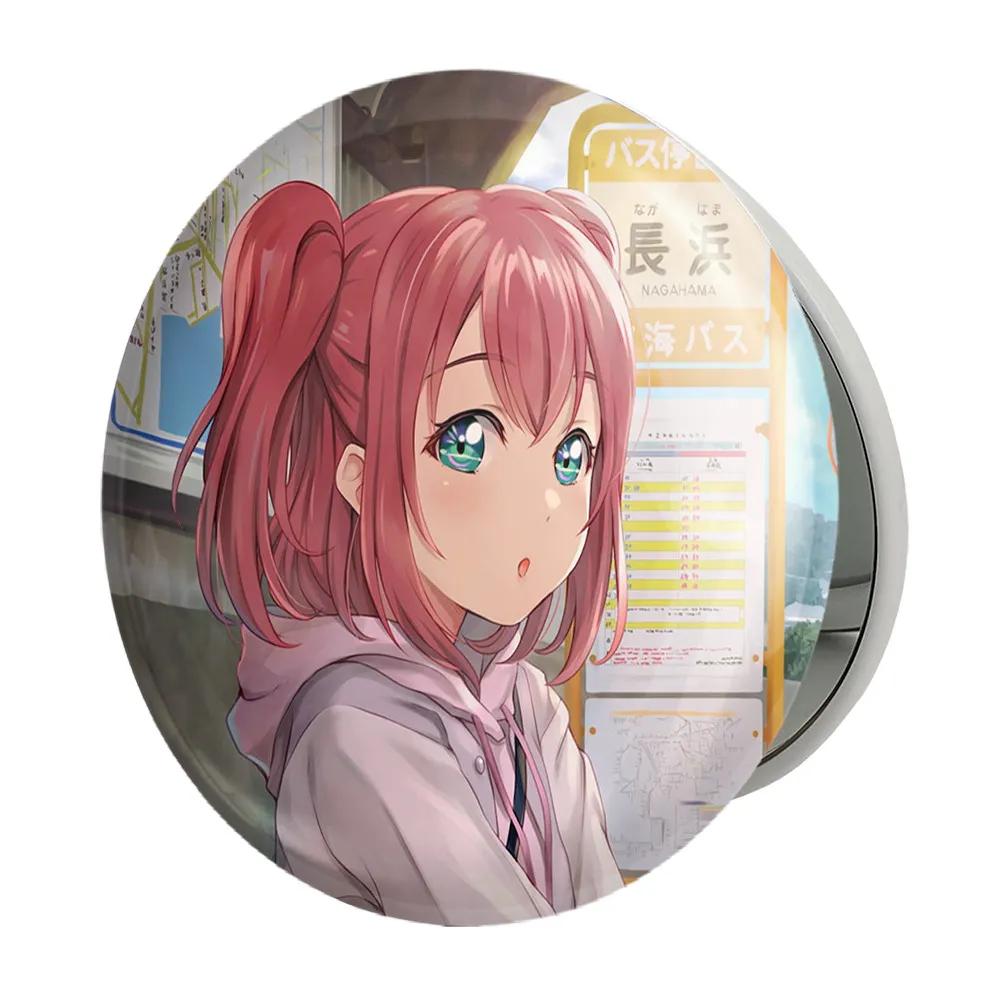 آینه جیبی خندالو طرح روبی انیمه مادوکا مجیکا Madoka Magica مدل تاشو کد 18405