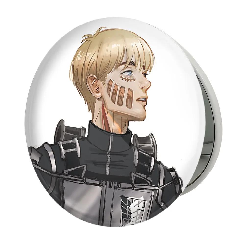 آینه جیبی خندالو طرح ارمین انیمه اتک آن تایتان Attack on Titan مدل تاشو کد 18599